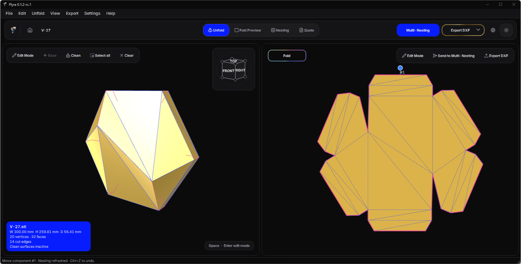 Plyra 3D ACP Unfold Studio